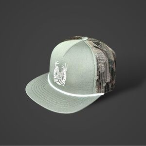 Duck Camp Men’s Thyme Green Retro Trucker Hat Sz OS